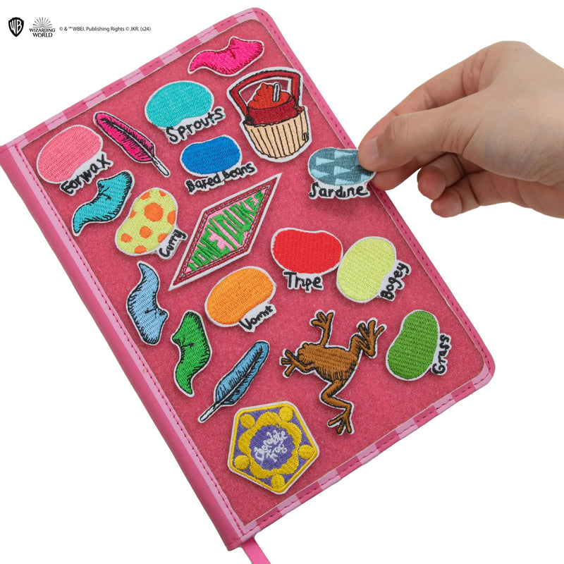 Harry Potter Honeydukes Patch Hardcover Notebook, packaging shot