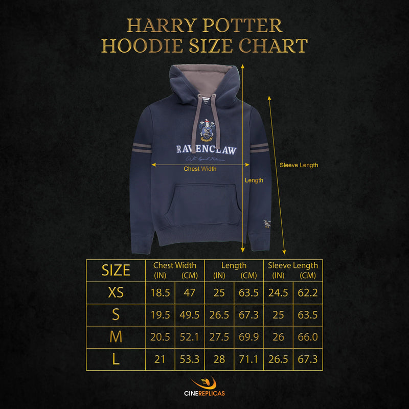 Harry Potter Ravenclaw Hoodie, rear view