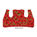 Remembrance - Poppy Motif - Novelty Costume Fancy Dress Waistcoat ( 4 sizes available ), side angle