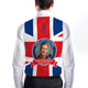 King Charles Coronation - GB Flag - Novelty Costume Fancy Dress Waistcoat ( 4 sizes available )