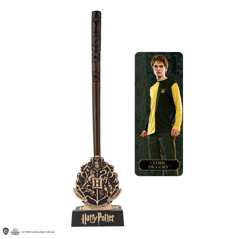 Harry Potter Cedric Diggory Wand Pen with Stand and Bookmark