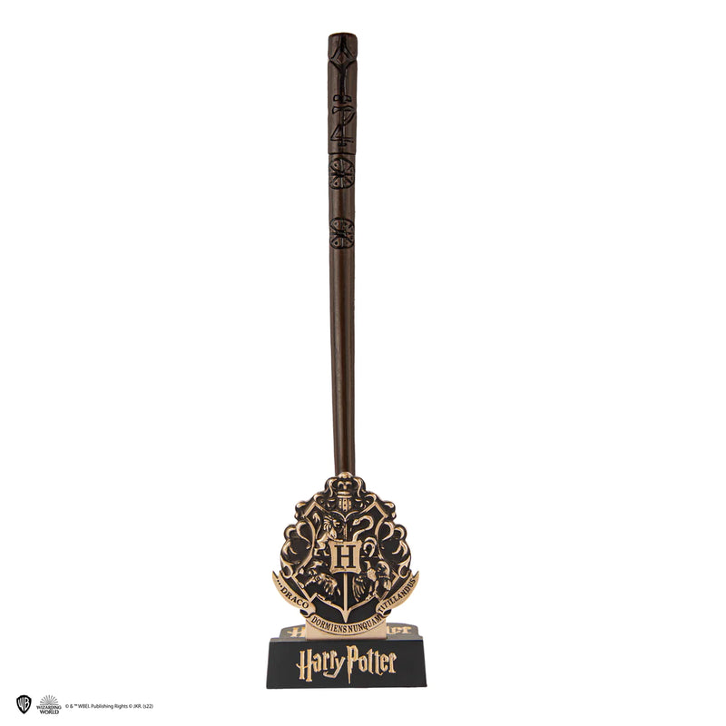 Harry Potter Cedric Diggory Wand Pen with Stand and Bookmark, close-up detail