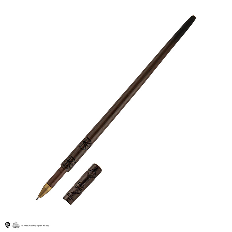 Harry Potter Cedric Diggory Wand Pen with Stand and Bookmark, in display