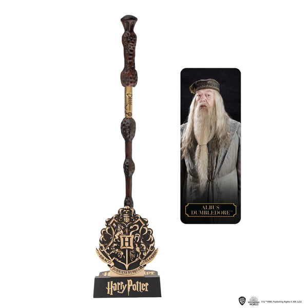 Albus Dumbledore Wand Pen with Stand & Lenticular Bookmark