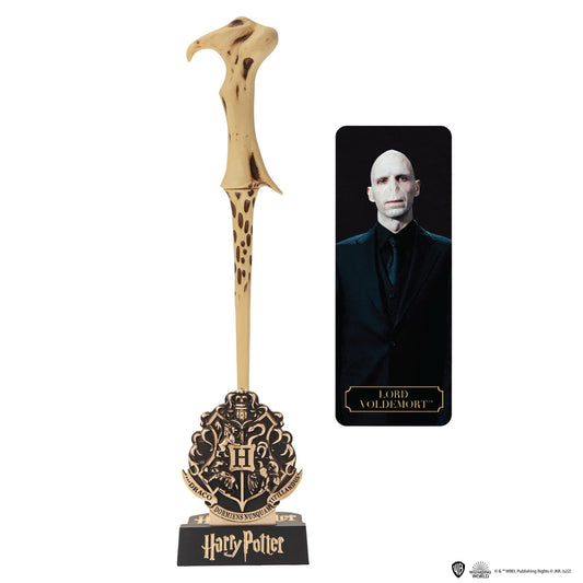 Harry Potter Voldemort Wand Pen, Stand and Lenticular Bookmark Set