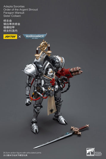 Warhammer 40K 1/18 Scale Adepta Sororitas Order of the Argent Shroud Paragon Warsuit Sister Collaen