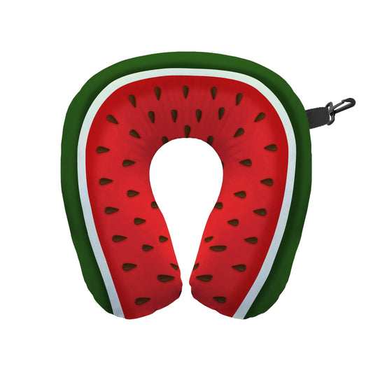 Watermelon - Travel Pillow collectible from https://britishmade.gifts/