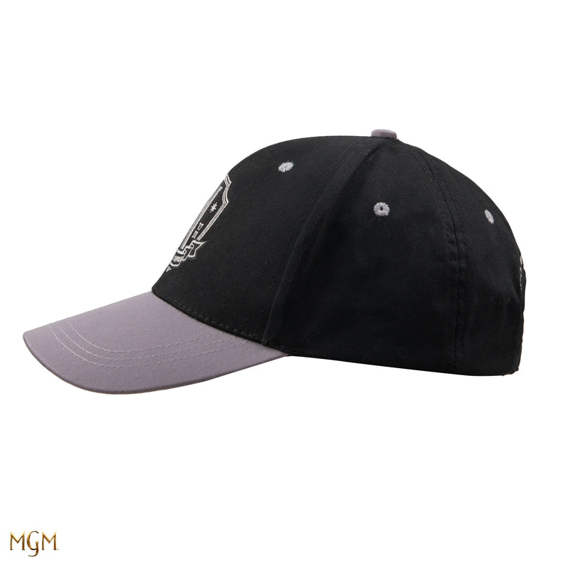 Wednesday Nevermore Academy Black Baseball Cap, rear view