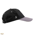 Wednesday Nevermore Academy Black Baseball Cap, close-up detail
