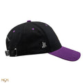 Wednesday Nevermore Academy Purple Baseball Cap, rear view