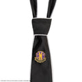 Wednesday Nevermore Academy Deluxe Tie, close-up detail