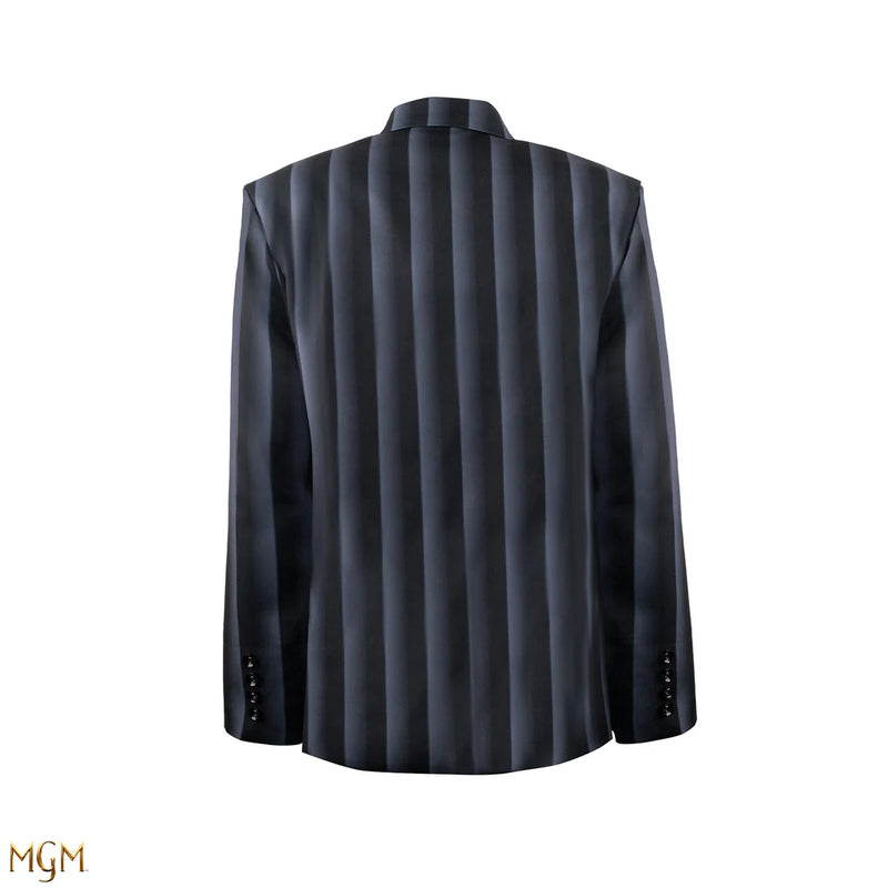 Wednesday Nevermore Academy Black Blazer, rear view