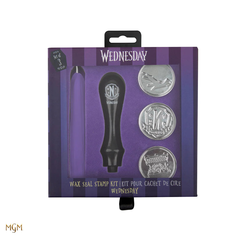 Wednesday Wax Seal Stamp Kit, in display
