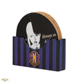Wednesday Addams Coaster Set of 4, rear view