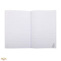 Wednesday with Cello Softcover Notebook, side angle