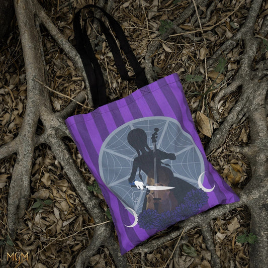 Wednesday with Cello Tote Bag, alternate view