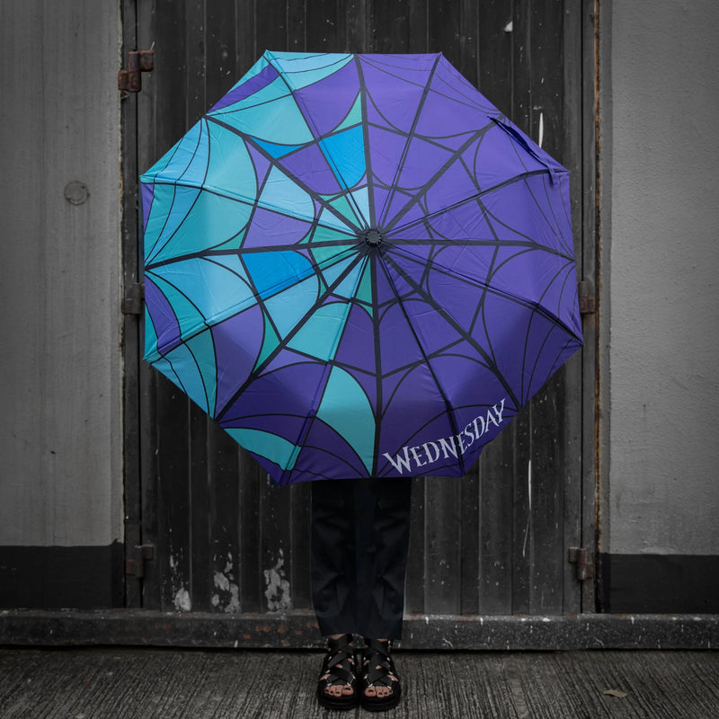 Wednesday Stained Glass Umbrella, alternate view