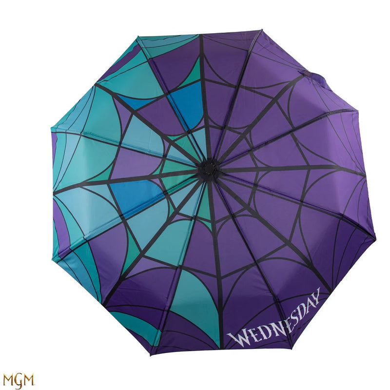 Wednesday Stained Glass Umbrella, packaging shot