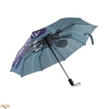 Wednesday with Cello Umbrella, rear view