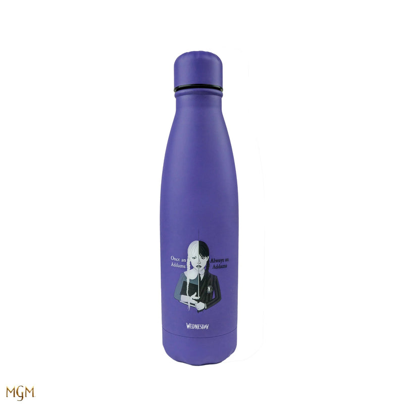 Wednesday with Cello Insulated Water Bottle, rear view