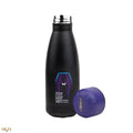 Wednesday in Coffin Mini Water Bottle, side angle