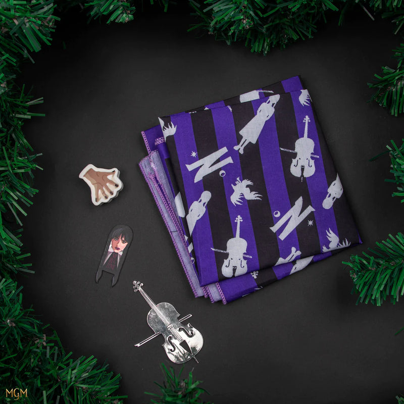 Wednesday Nevermore Advent Calendar, in display