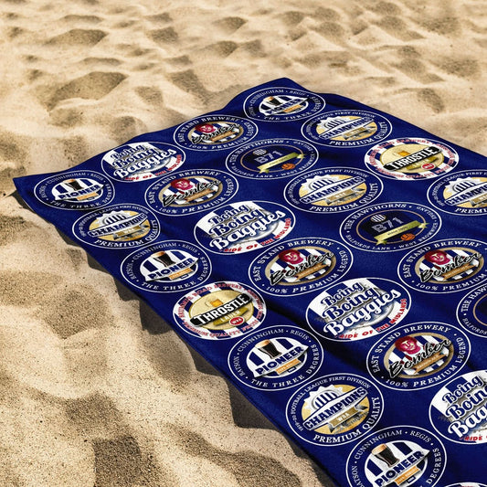 West Ham - Football Legends - Microfibre Beach Towel - 150cm x 75cm collectible from https://britishmade.gifts/