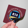 West Ham Boleyn Ground - Football Coaster - Square Or Circle, alternate view
