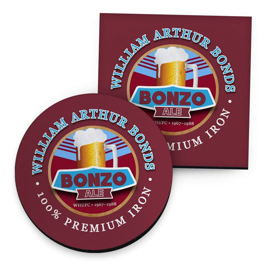 West Ham Bonds - Football Coaster - Square Or Circle collectible from https://britishmade.gifts/