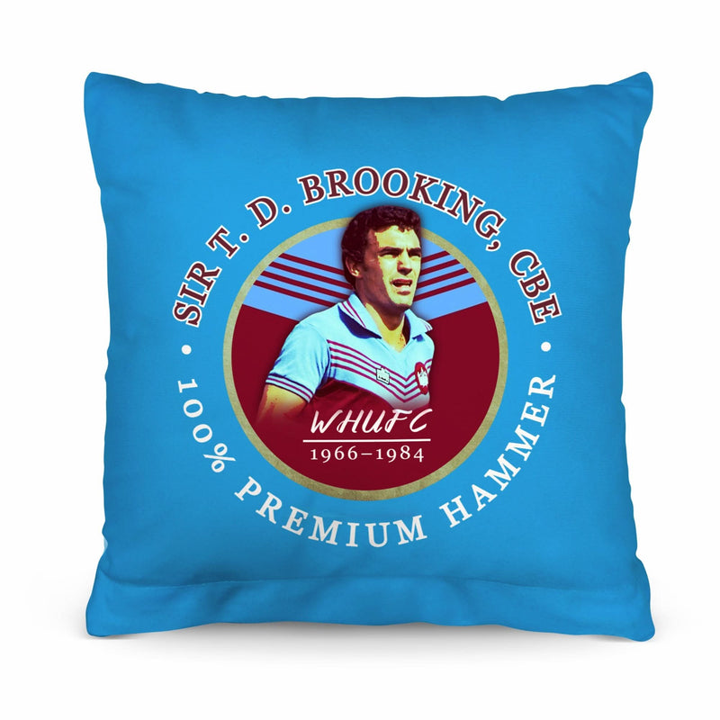 West Ham Brooking - Football Legends - Cushion 10 collectible from https://britishmade.gifts/