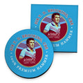 West Ham Brooking - Football Coaster - Square Or Circle collectible from https://britishmade.gifts/