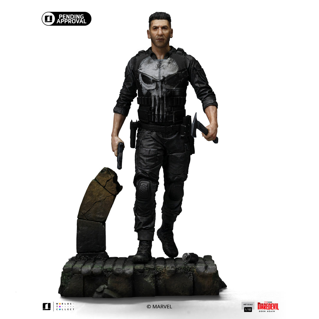 Iron Studios Daredevil: Born Again Punisher 1/10 Art Scale Statue