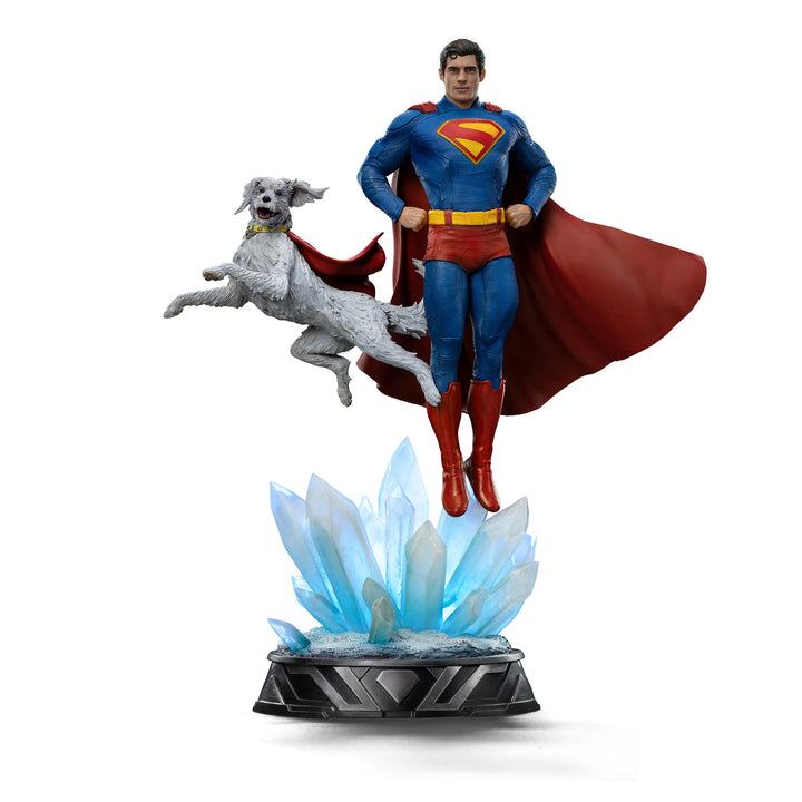 Iron Studios Superman (2025) Superman & Krypto 1/10 Art Scale Statue