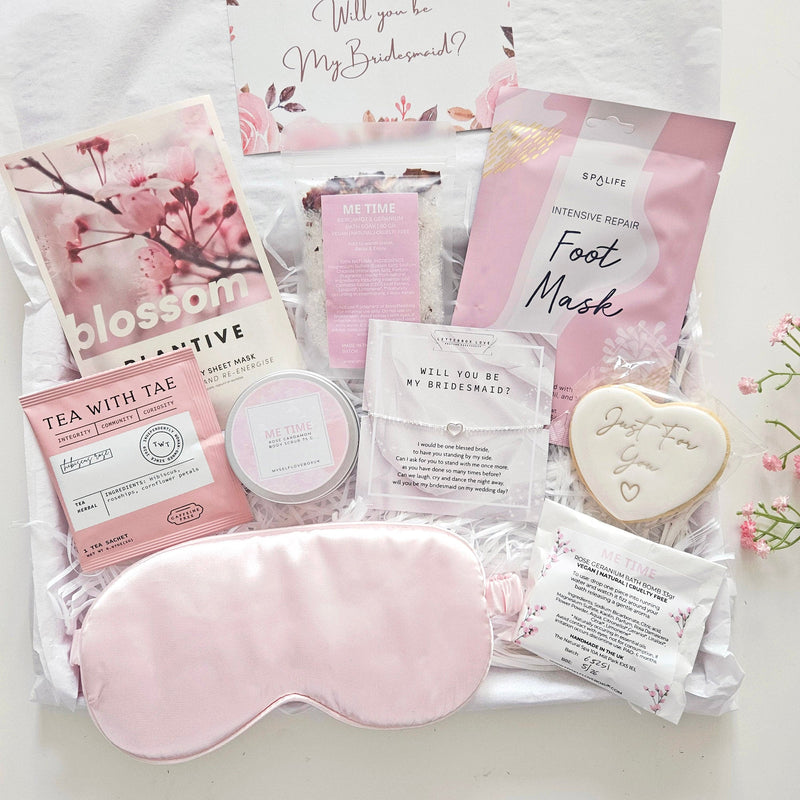 WILL YOU BE MY BRIDESMAID | PROPOSAL BOX, side angle