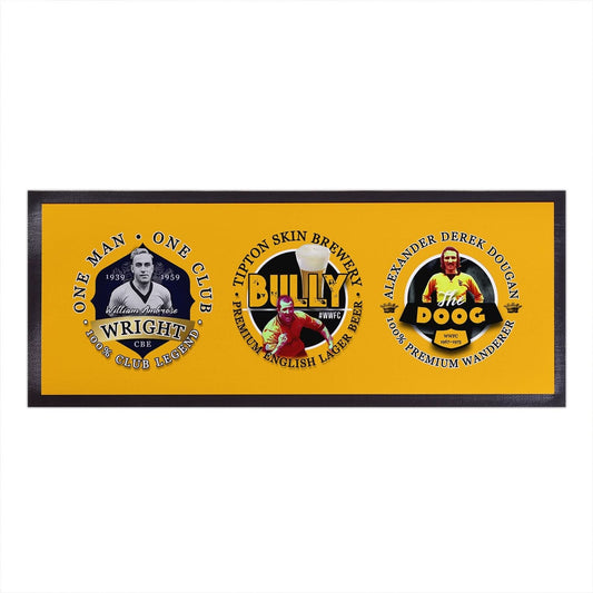Wolverhampton - Football Legends - Bar Runner collectible from https://britishmade.gifts/