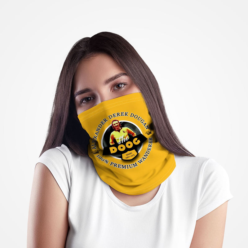 Wolverhampton Derek Dougan - Football Legends - Snood collectible from https://britishmade.gifts/