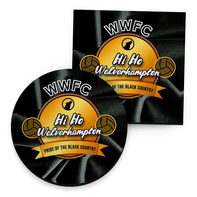 Wolverhampton Hi Ho - Football Coaster - Square Or Circle collectible from https://britishmade.gifts/