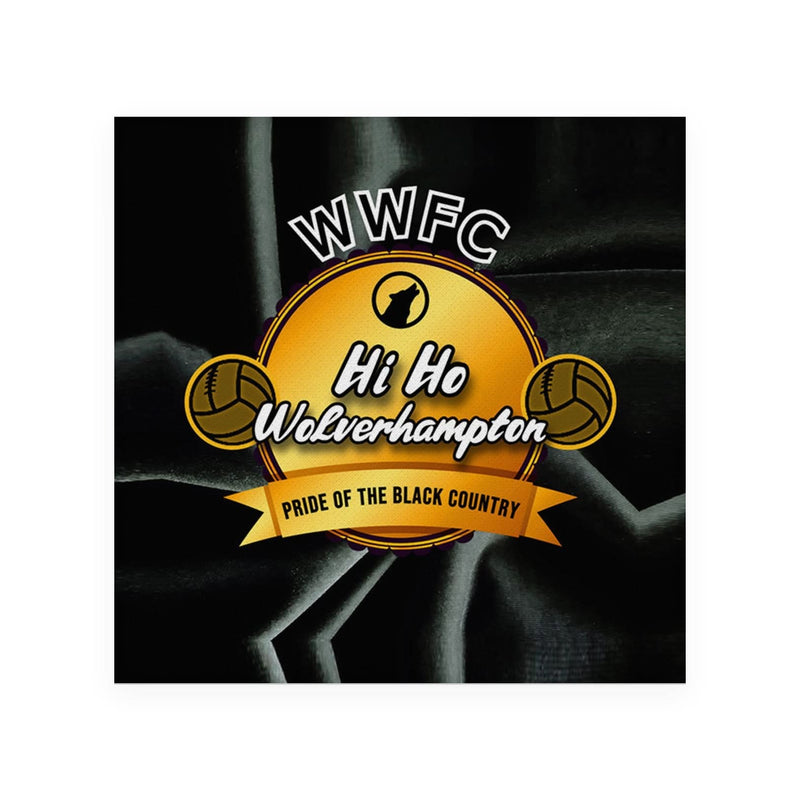 Wolverhampton Hi Ho - Football Coaster - Square Or Circle, alternate view