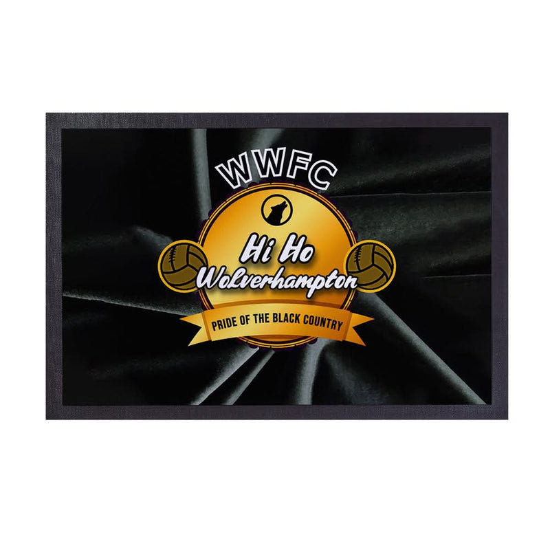 Wolverhampton Hi Ho - Football Legends - Door Mat -60cm X 40cm collectible from https://britishmade.gifts/
