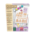 Wood Worx Decorate Your Own Jewellery Box, close-up detail