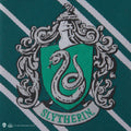 Harry Potter Kids Slytherin Woven Crest Tie, rear view