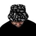 SKA Sticker Print Bucket Hat, side angle