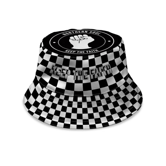 Northern Soul Keep The Faith Bucket Hat collectible from https://britishmade.gifts/