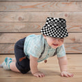 Northern Soul Keep The Faith Bucket Hat, in display