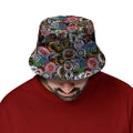 Northern Soul Patches Bucket Hat, side angle
