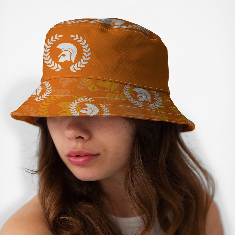 Trojan Bucket Hat, close-up detail