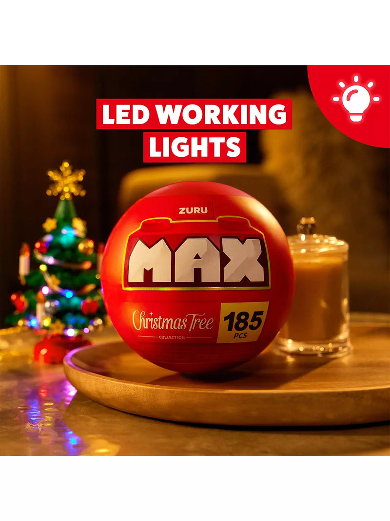 MAX Build More LED Christmas Tree Construction Mystery Capsule by ZURU (Styles Vary)