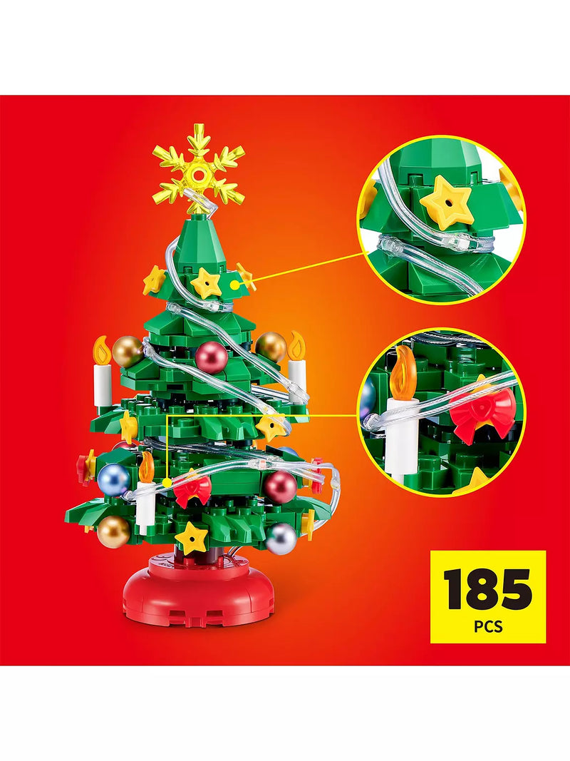 MAX Build More LED Christmas Tree Construction Mystery Capsule by ZURU (Styles Vary)