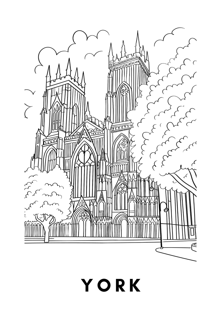 York Wall Art (A4)