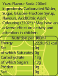 Juji Juice - Yuzu Flavour Ramune, size reference